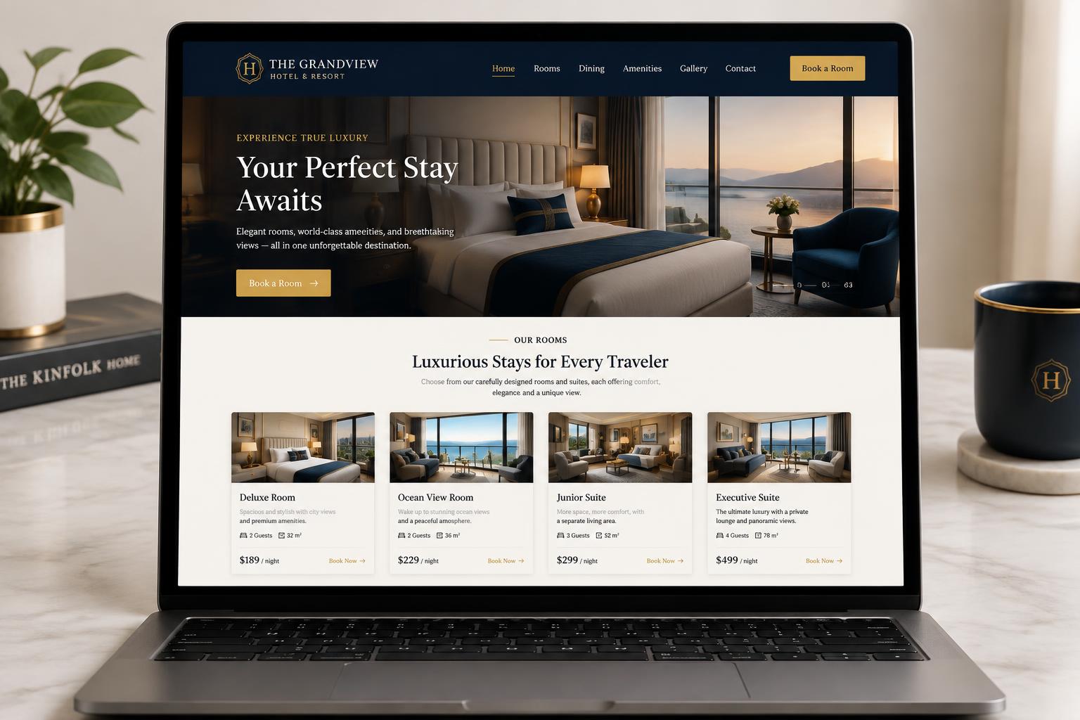 Example hotel website